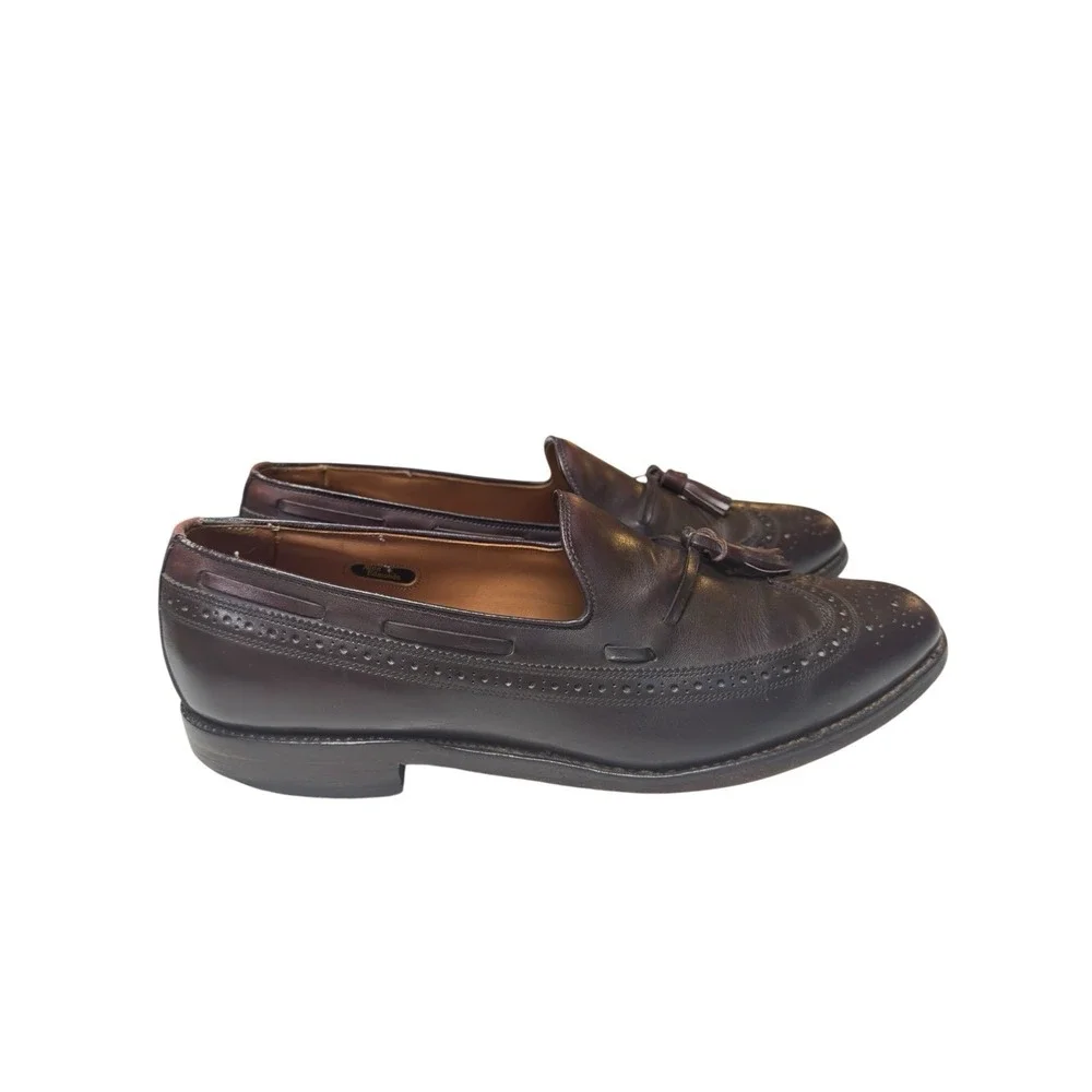 Allen Edmonds‎ Manchester Tassel Loafers Brown 10.5C Leather USA Dress